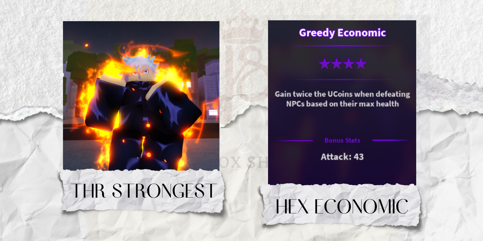 Hex Economic The Strongest (Gojo)