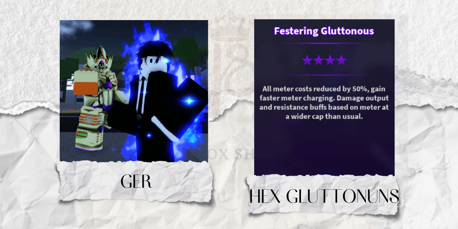 Hex Gluttonous GER (Gold Experience Requiem)